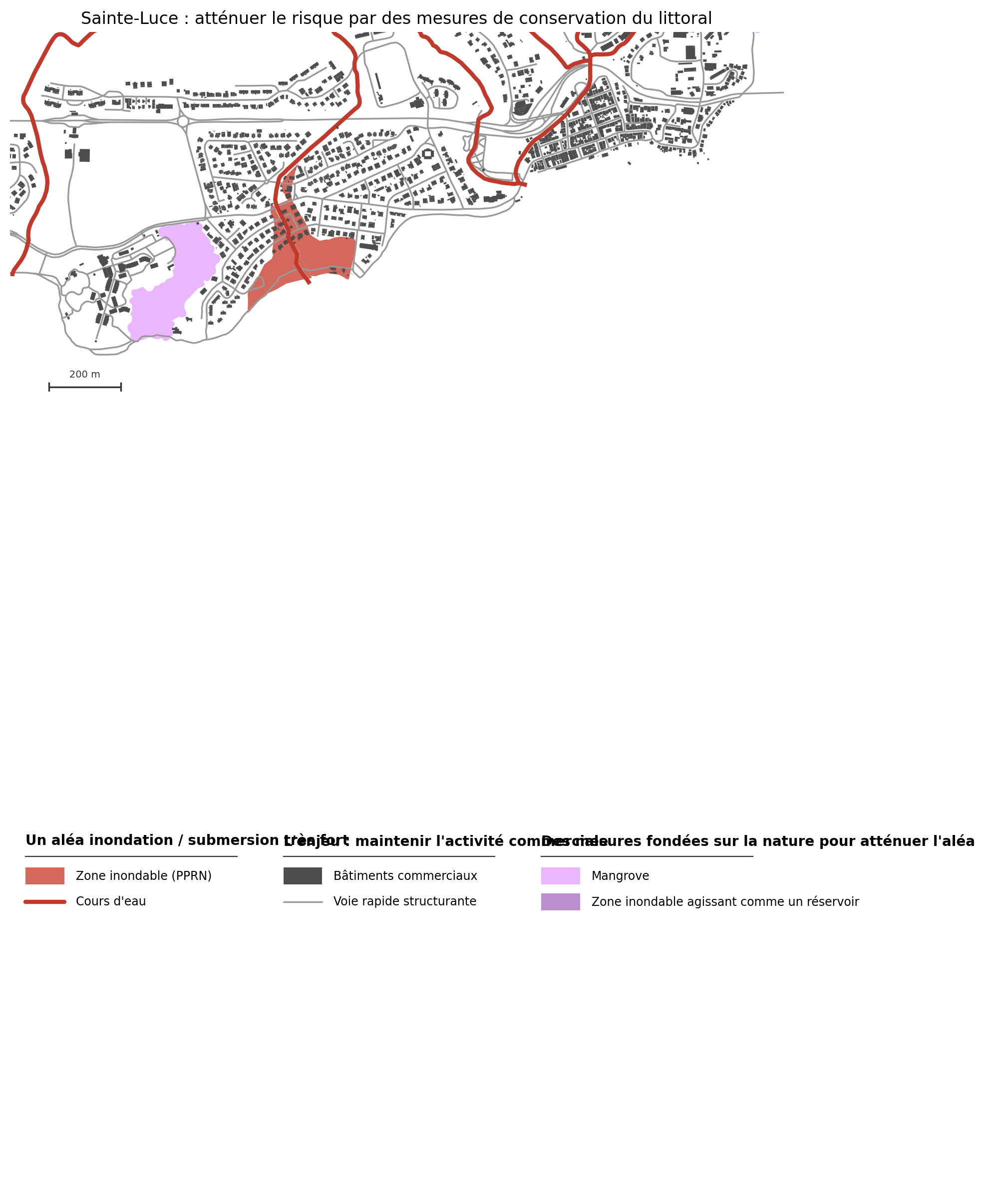 Cartographie du Lamentin.